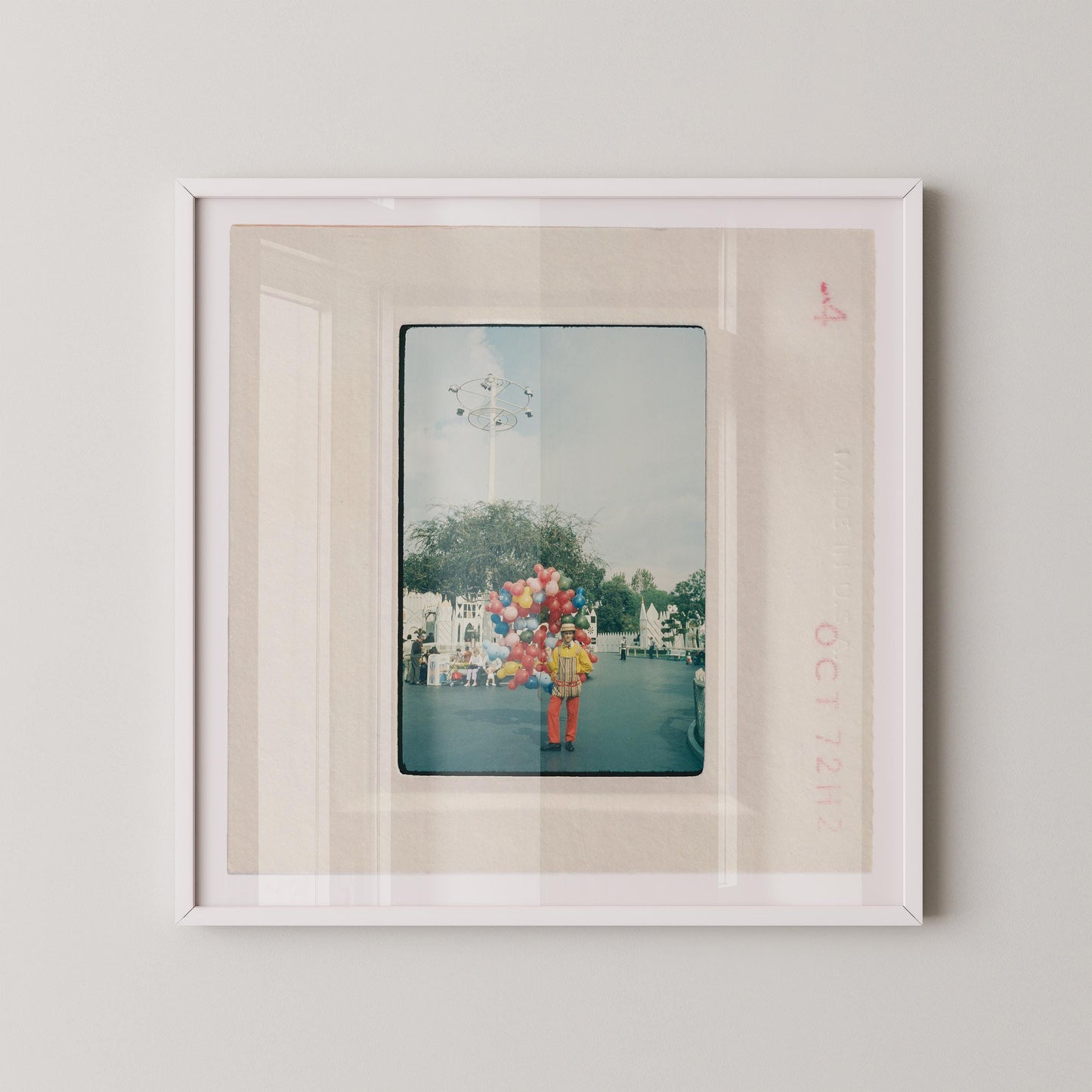 Disney Balloon Vendor : Fine Art Print of an Authentic 35mm Film Slide