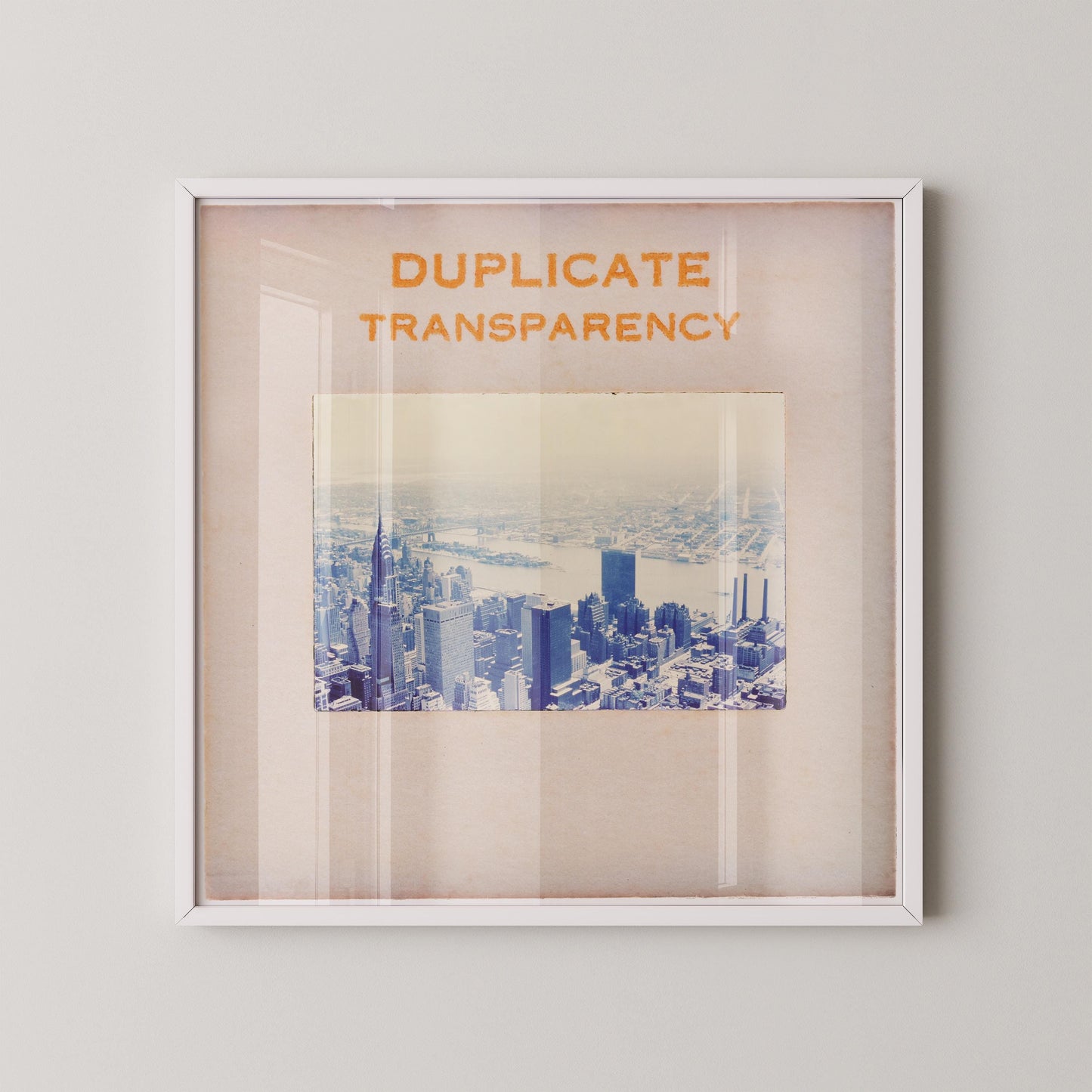 New York City Sky Line : Fine Art Print of an Authentic 35mm Film Slide