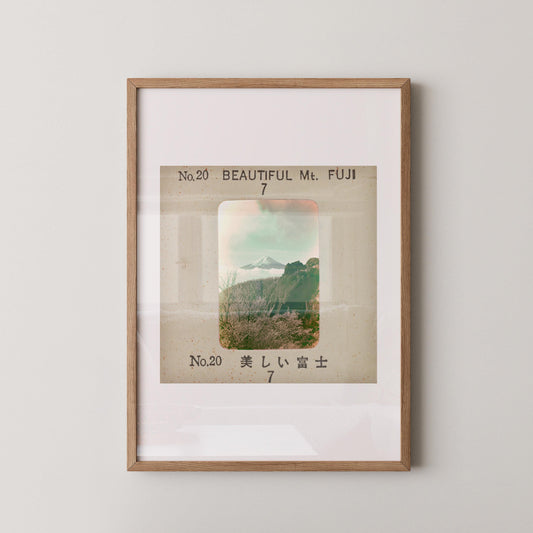 Mt. Fuji :  Fine Art Print of an Authentic 35mm Film Slide