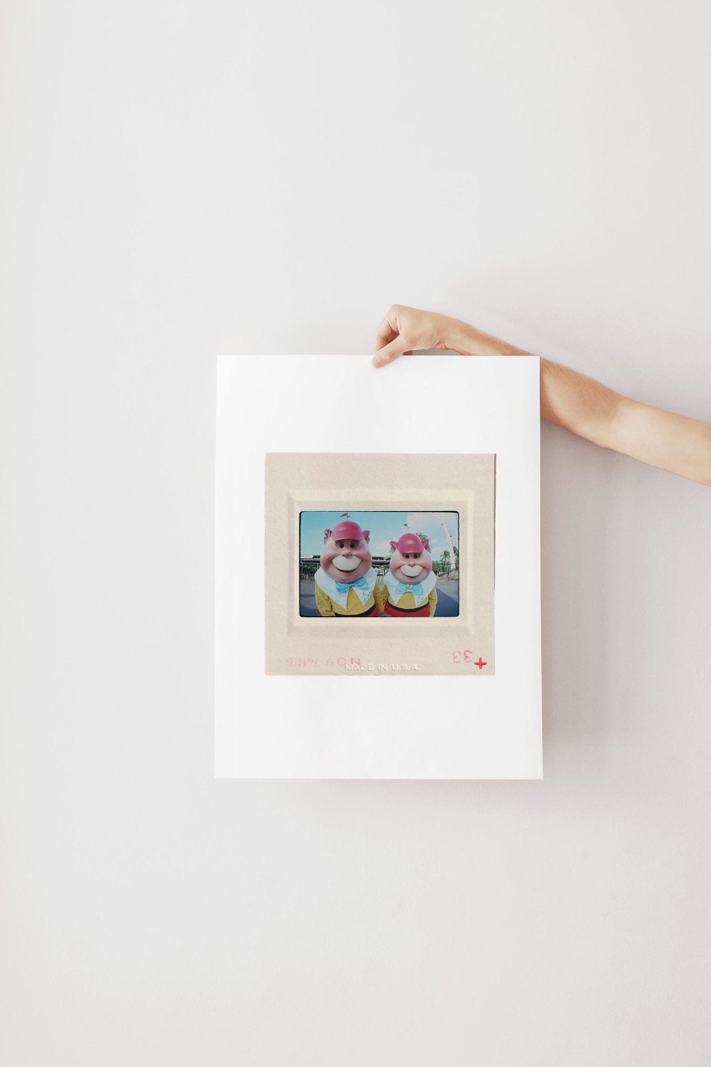 Tweedle Dee and Tweedle Dum Magical Theme Park: Fine Art Print of an Authentic 35mm Slide