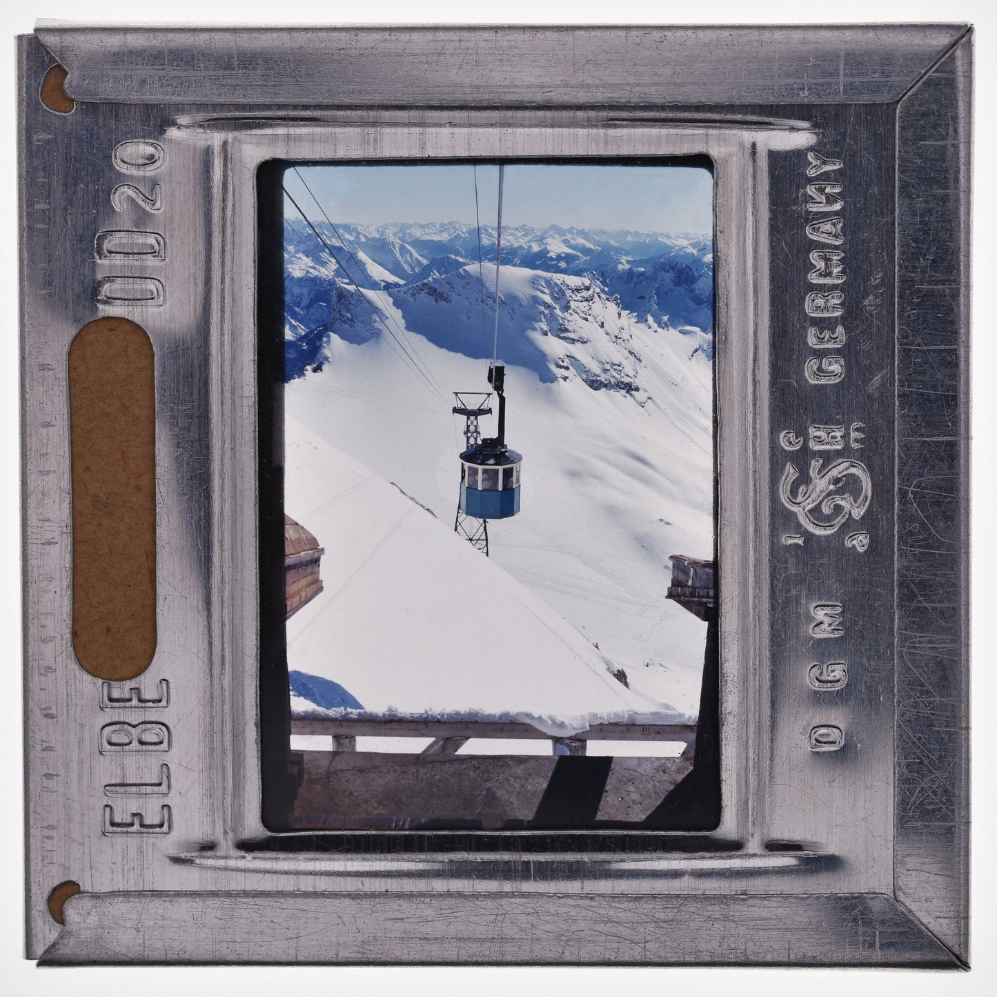 Ski Gondola Swiss Mountains : Fine Art Print of an Authentic 35mm Film Slide
