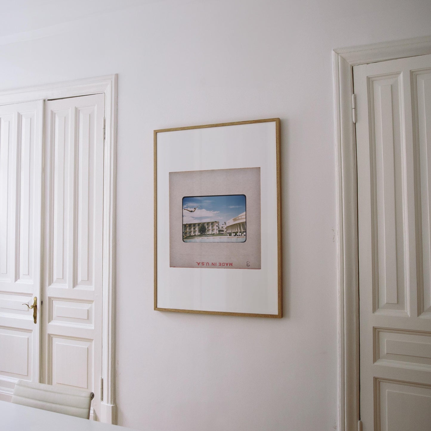 Dive In Swimming Pool : Fine Art Print of an Authentic 35mm Film Slide