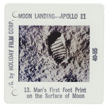 13. Man's First Foot Print on the Surface of Moon