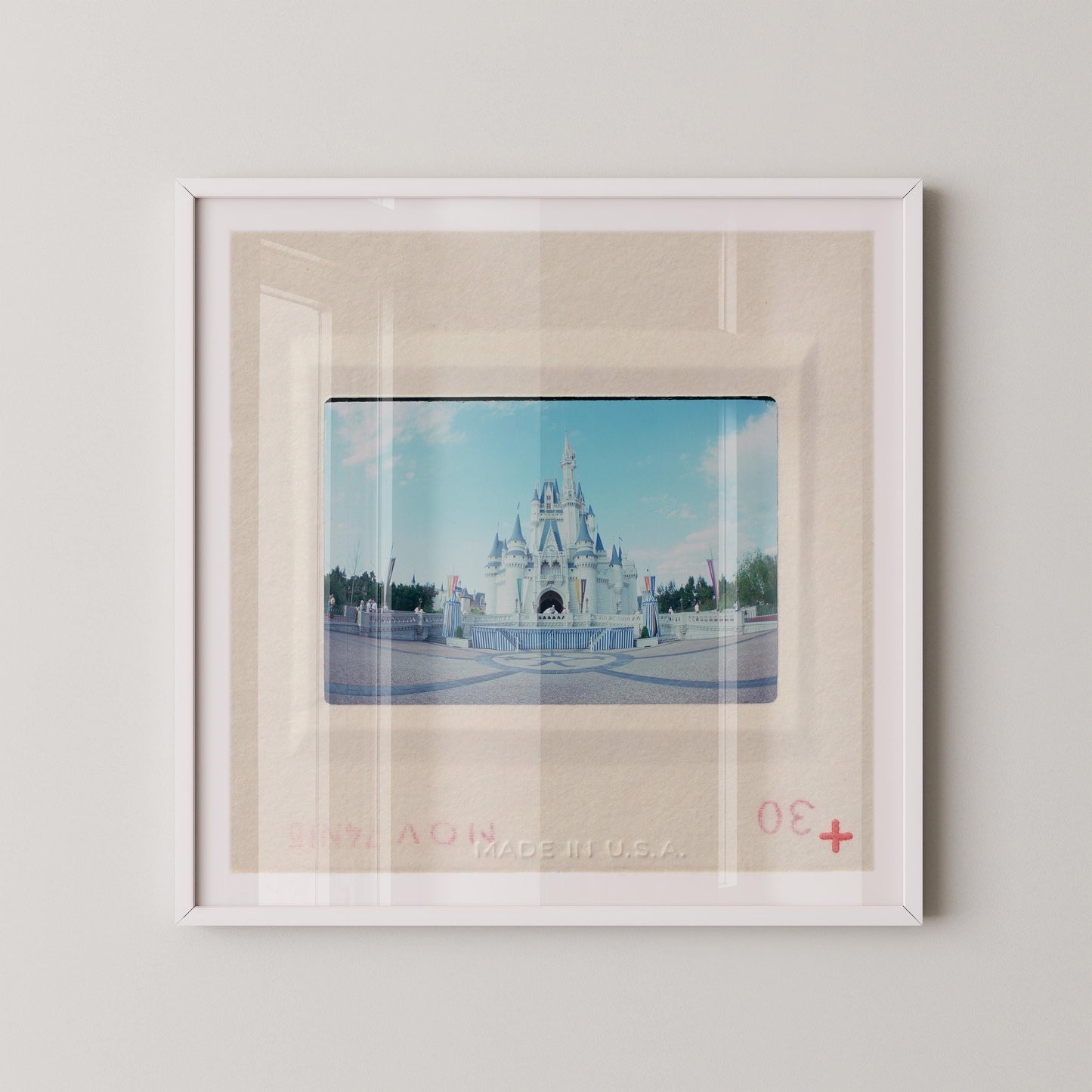 Cinderella's Castle at Walt Disney World : Fine Art Print of and Authentic 35mm Film Slide