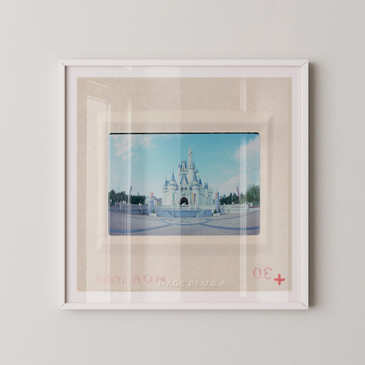 Cinderella's Castle at Walt Disney World : Fine Art Print of and Authentic 35mm Film Slide