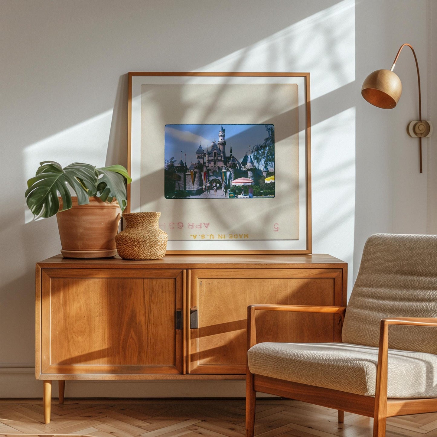 Sleeping Beauty's Cast at Disneyland : Fine Art Print of an Authentic 35mm Film Slide