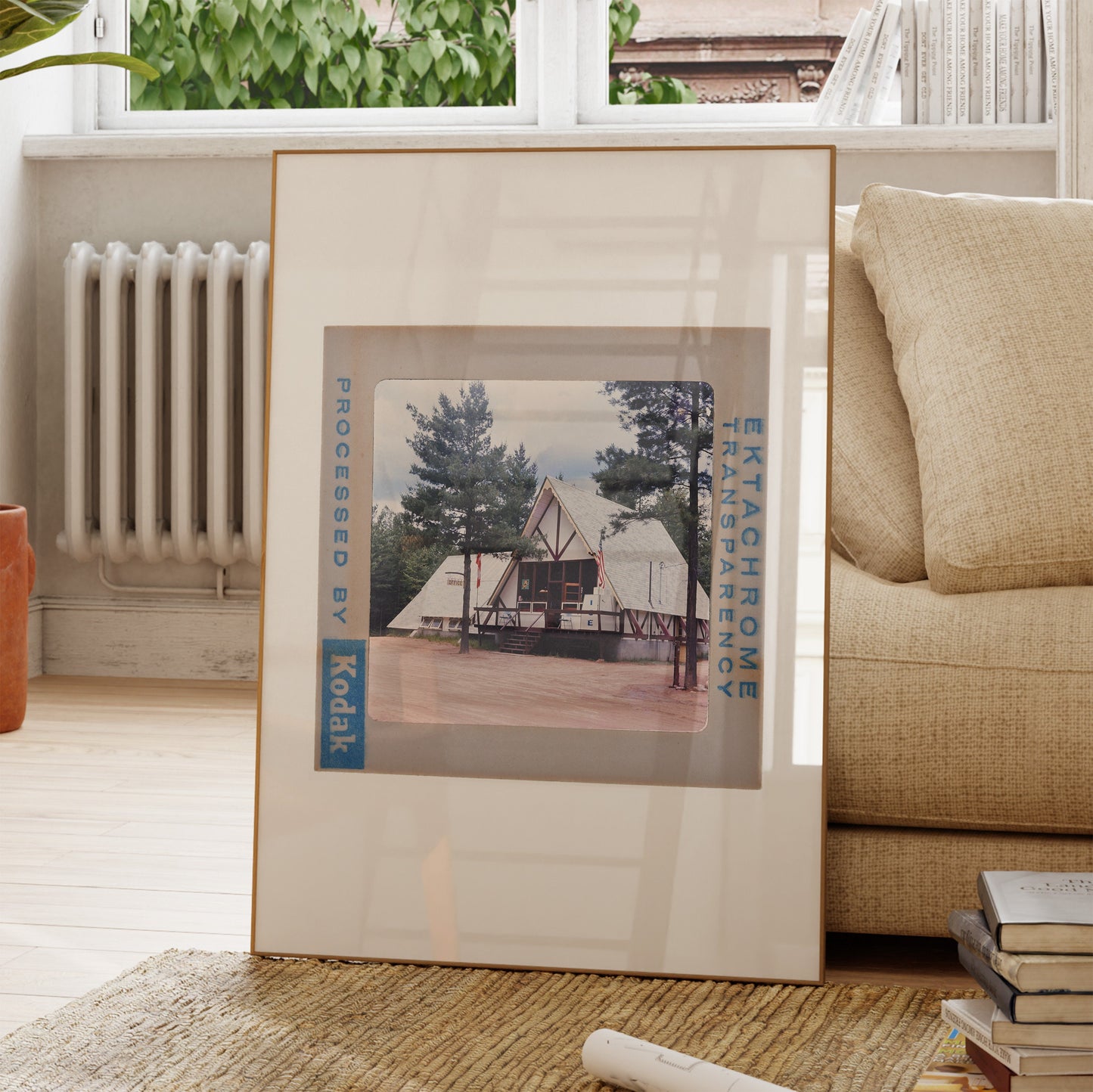 Vintage Camping Photography : Fine Art Print of an Authentic 35mm Film Slide