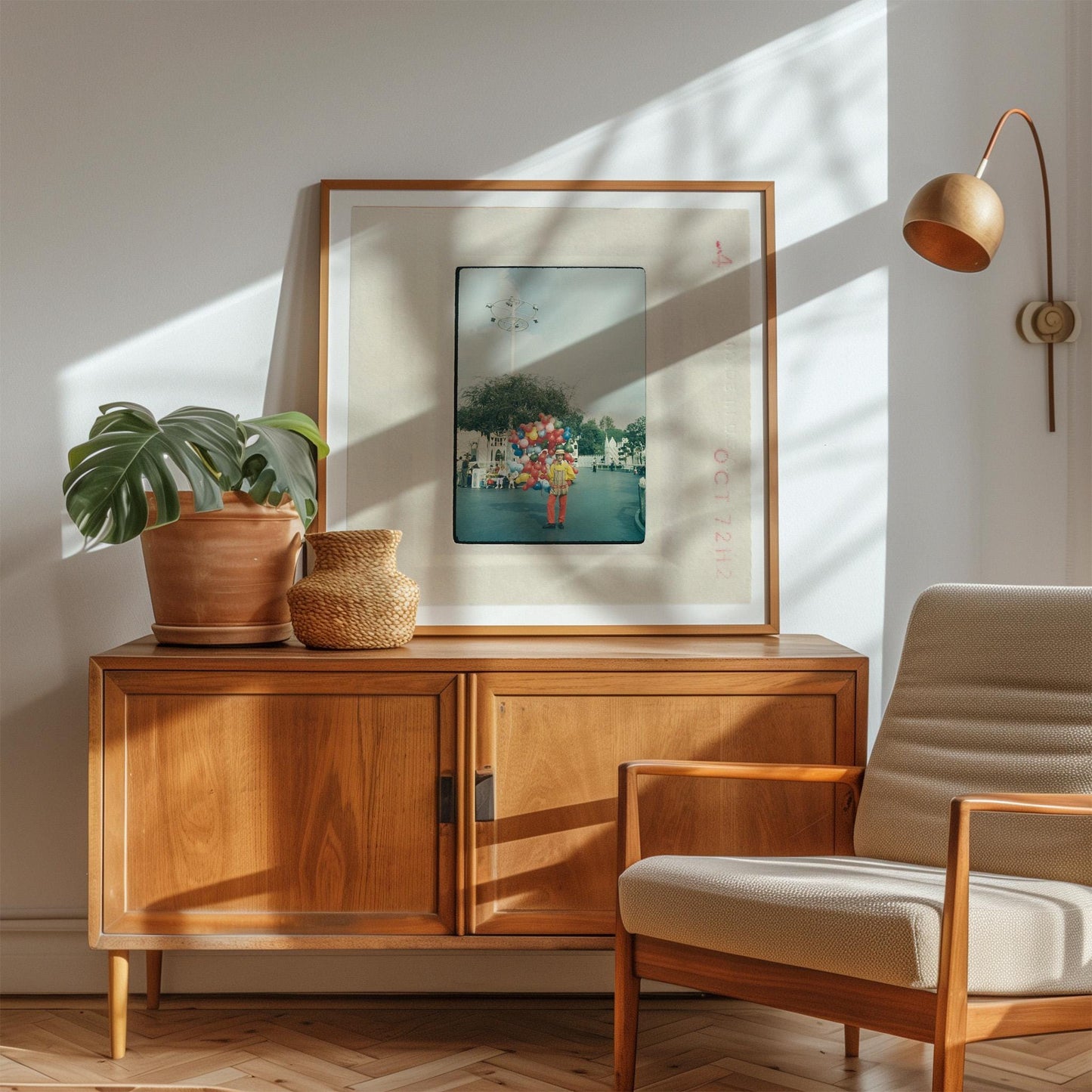 Disney Balloon Vendor : Fine Art Print of an Authentic 35mm Film Slide