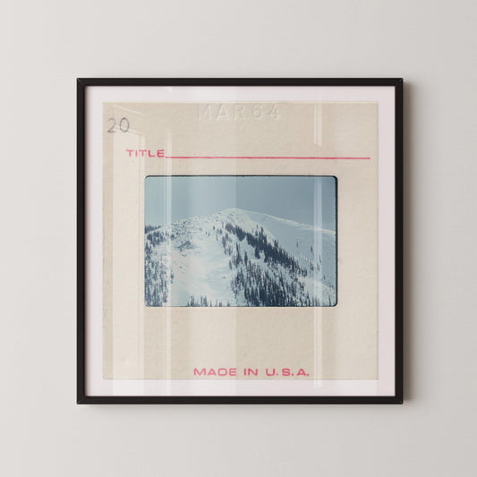 Ski Mountain Breckenridge Colorado: Fine Art Print of an Authentic 35mm Film Slide
