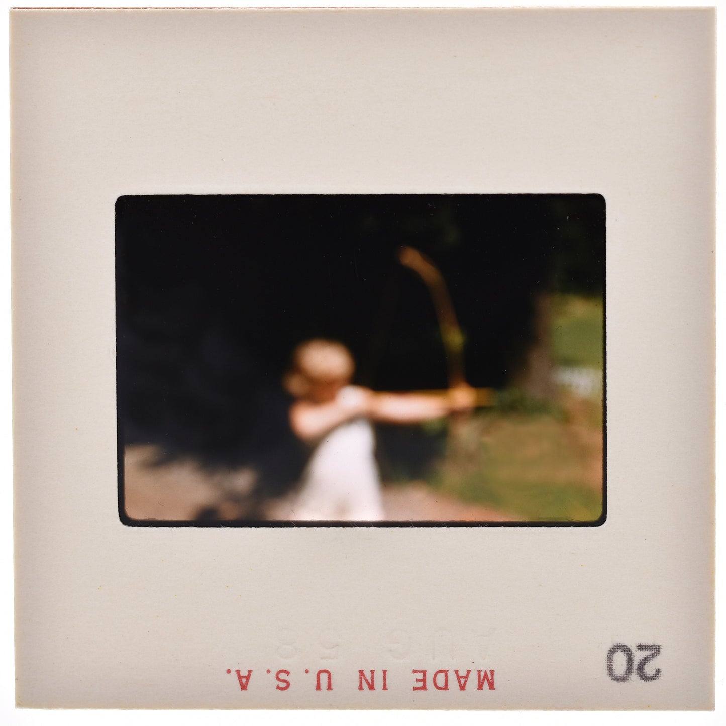 Female Empowerment Shoot Your Shot : Fine Art Print of a Vintage 35mm Film Slide