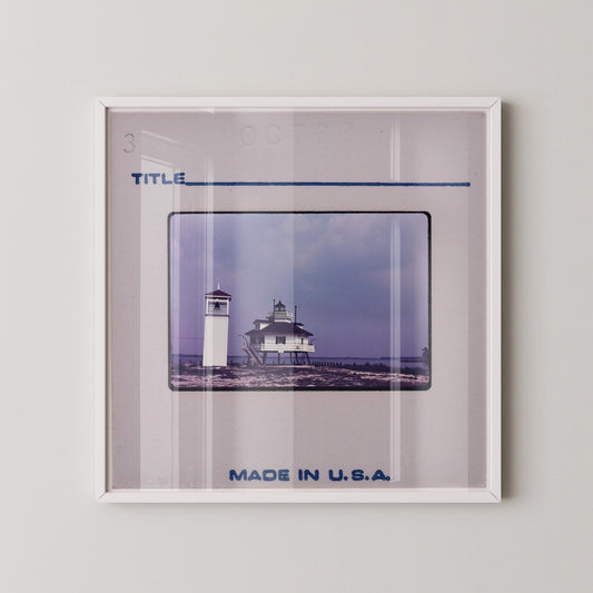 Chesapeake Bay Lighthouse St. Michaels Maryland : Fine Art Print of an Authentic 35mm Film Slide