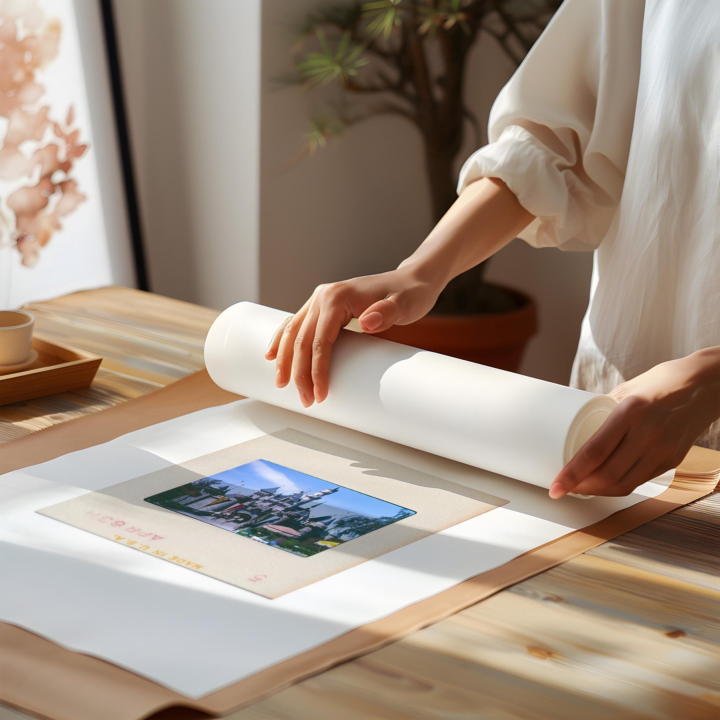 Sleeping Beauty's Cast at Disneyland : Fine Art Print of an Authentic 35mm Film Slide