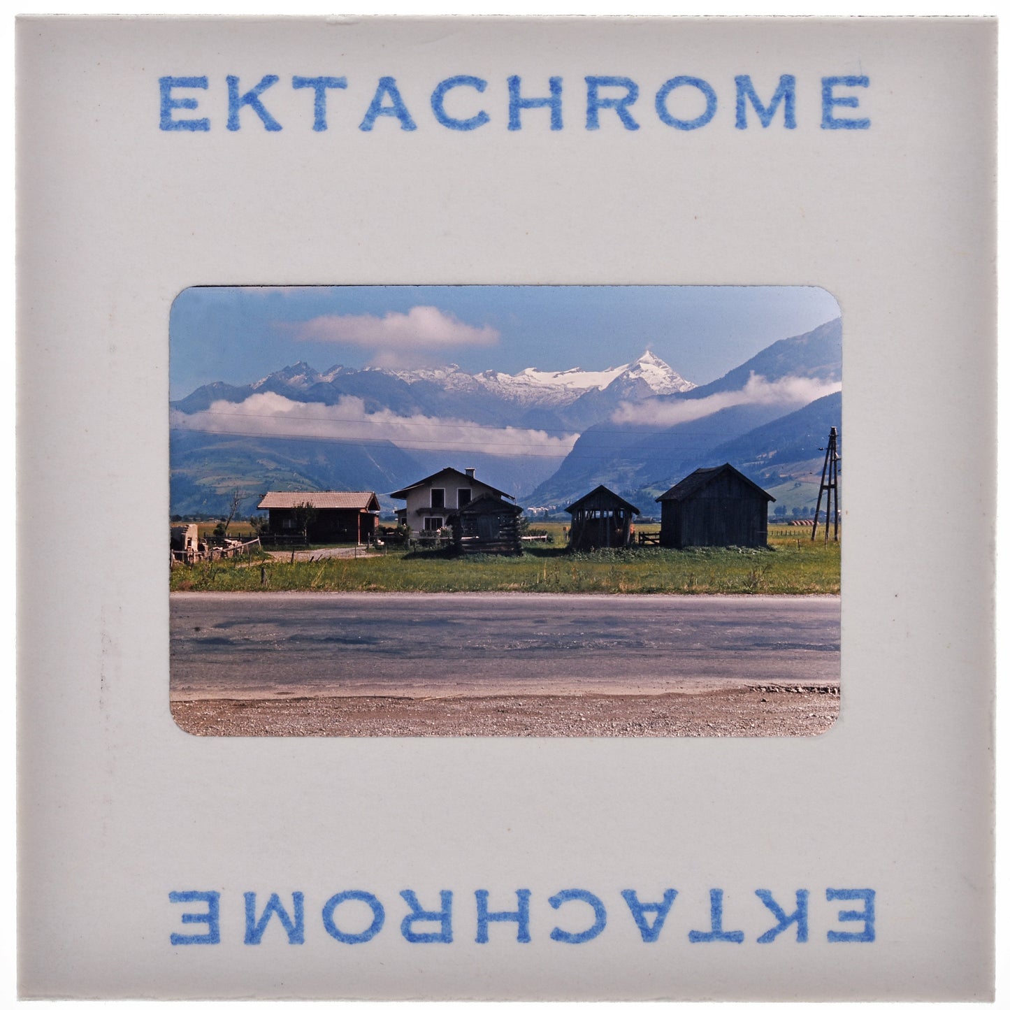 Mountain Town :  Fine Art Print of an Authentic 35mm Film Slide