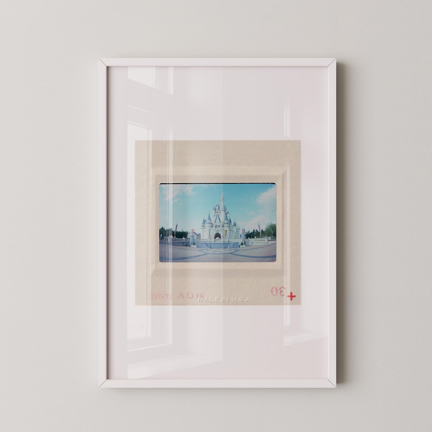 Cinderella's Castle at Walt Disney World : Fine Art Print of and Authentic 35mm Film Slide