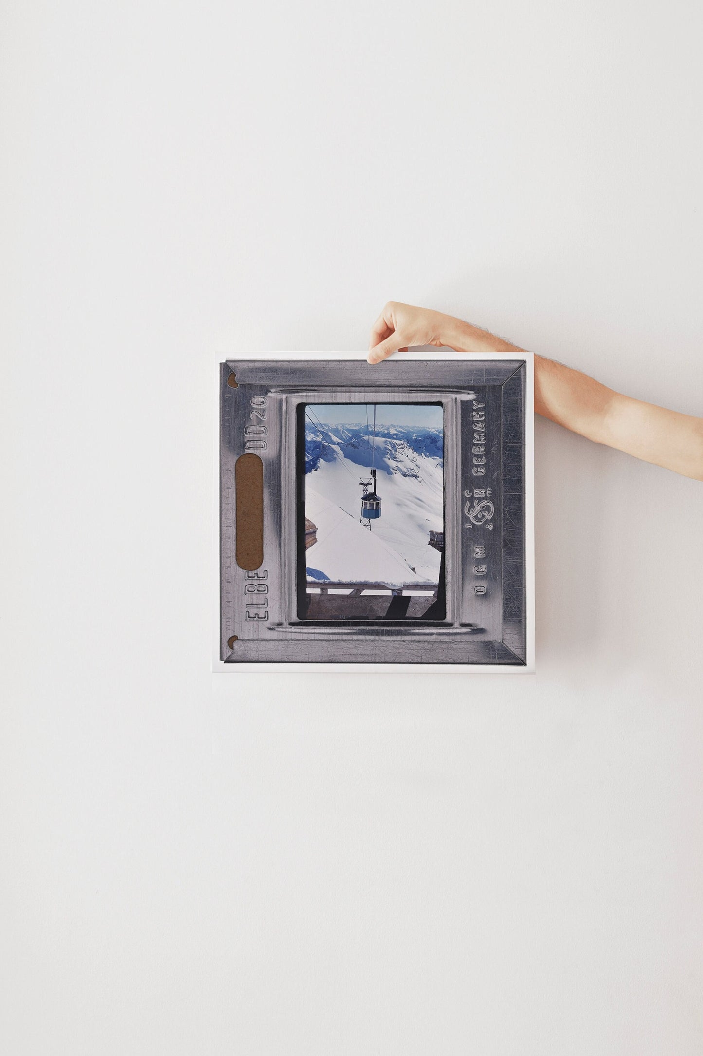 Ski Gondola Swiss Mountains : Fine Art Print of an Authentic 35mm Film Slide