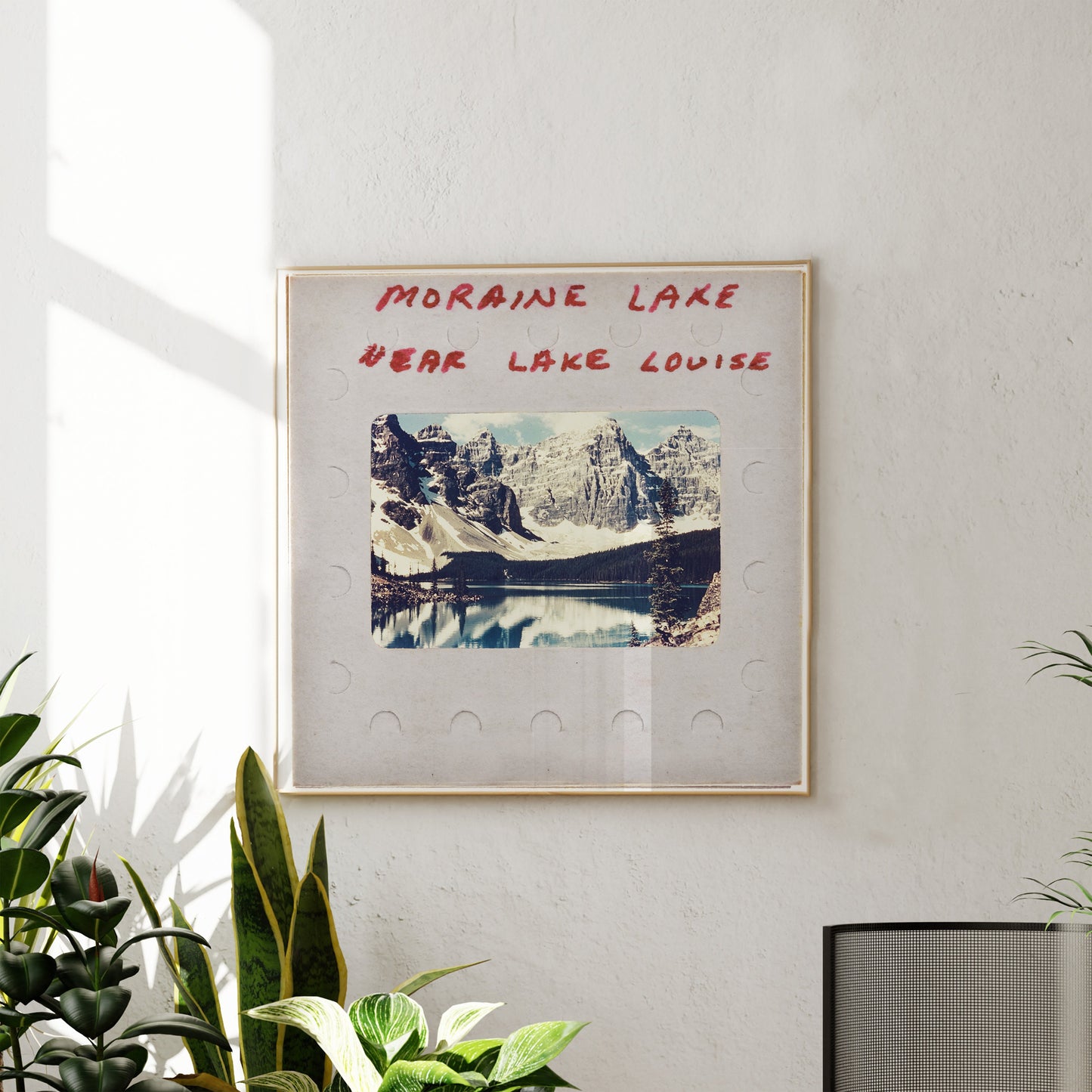 Moraine Lake Banff Alberta Canada : Fine Art Print of an Authentic 35mm Film Slide