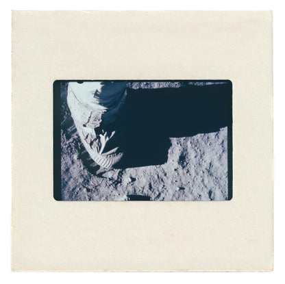 "Astronaut Boot in Footprint on the Moon"