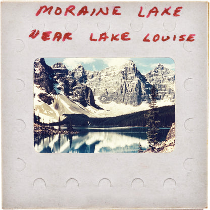 Moraine Lake near Lake Louise