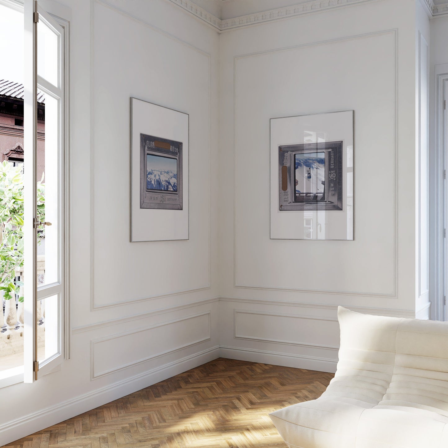 Ski Gondola Swiss Mountains : Fine Art Print of an Authentic 35mm Film Slide