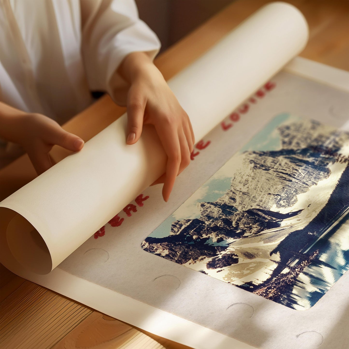 Moraine Lake Banff Alberta Canada : Fine Art Print of an Authentic 35mm Film Slide