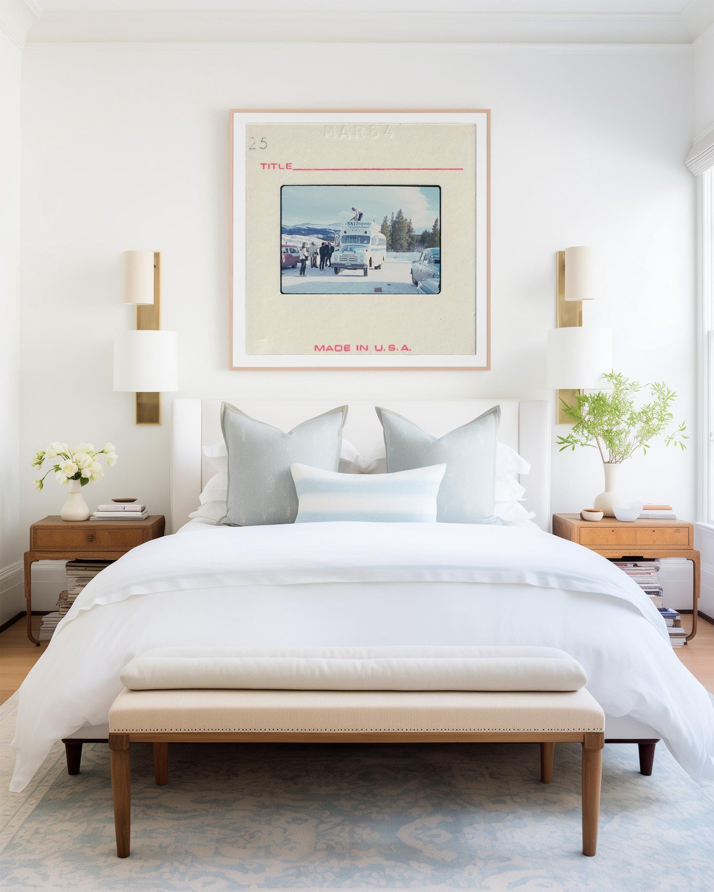 Ski Bus Breckenridge Colorado : Fine Art Print of an Authentic 35mm Film Slide